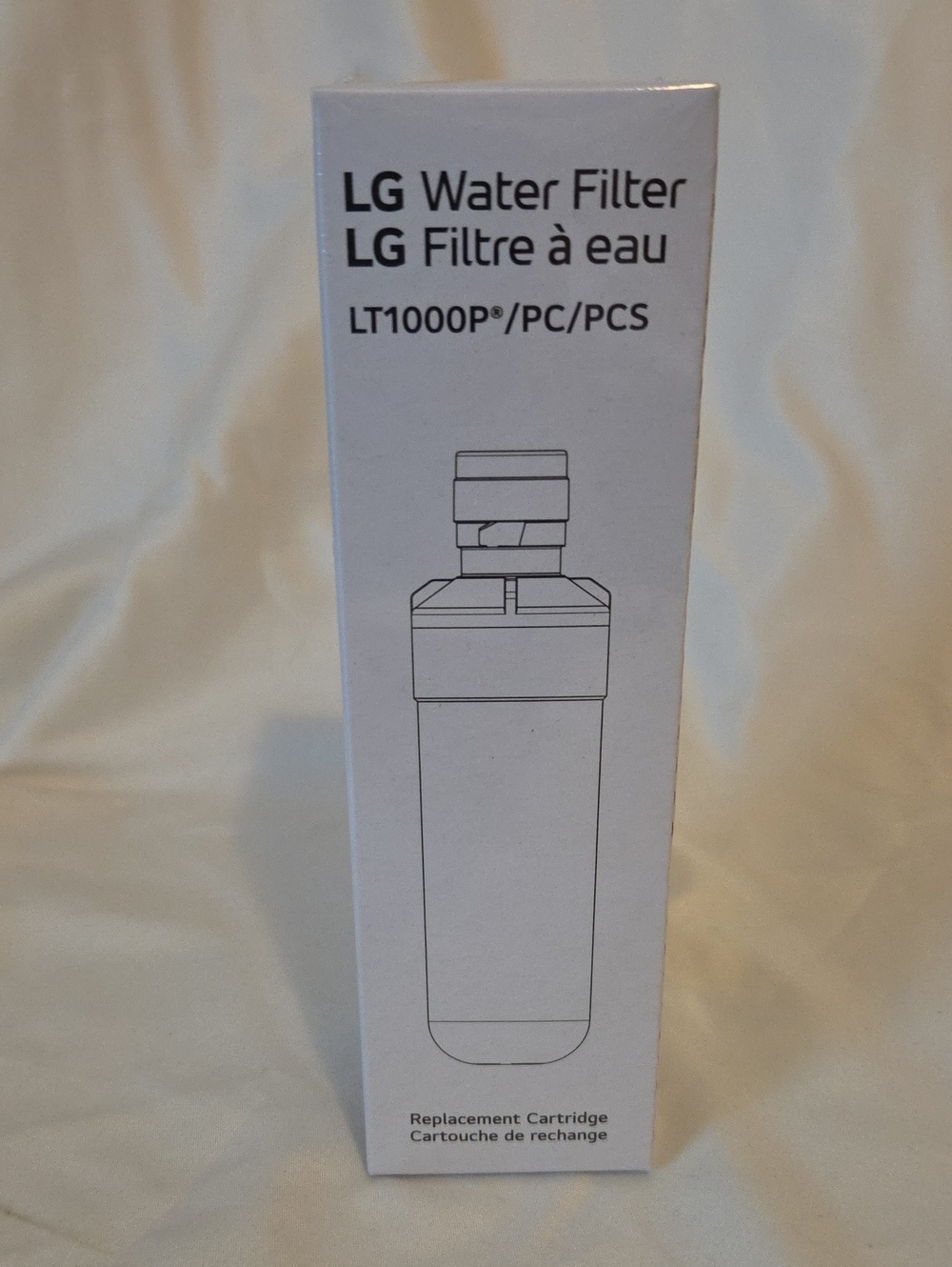LG Water Filter Replacement Cartridge - White